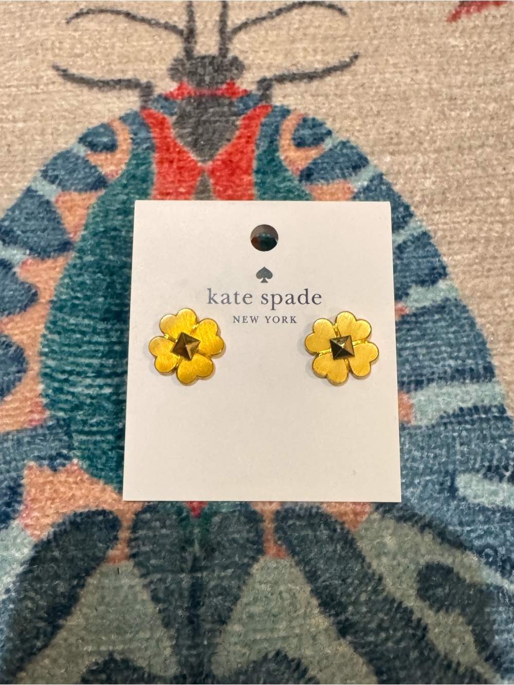 kate spade Gold Flower Stud Earrings